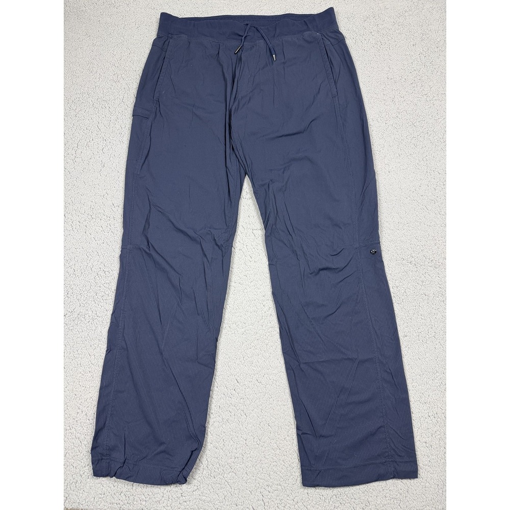 Lululemon Pants Mens 2XL Blue Woven Track Pants Striped Elastic Waist Athletic